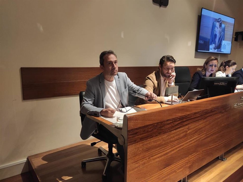 Ovidio Zapico, en una comisión parlamentaria