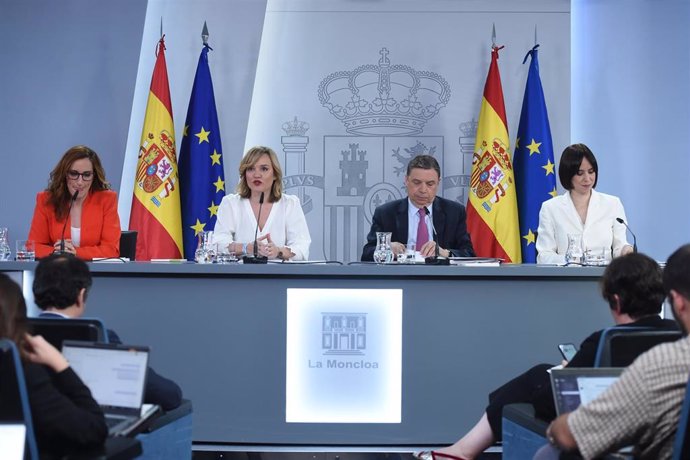 Rueda de prensa posterior al Consejo de Ministros, en el Palacio de la Moncloa, a 18 de junio de 2024, en Madrid (España).