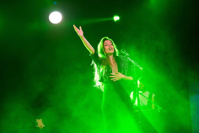 Actuación de Soleá Morente en La Térmica Village en Rincón de la Victoria el sábado 15 de junio de 2024.