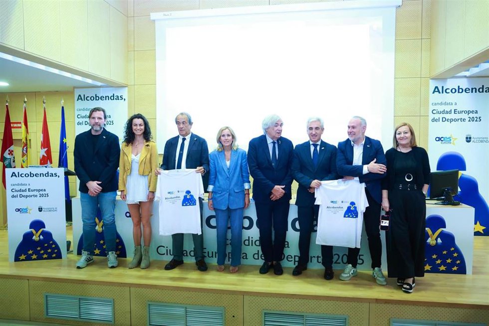 Acto público de defensa de la candidatura de Alcobendas a Ciudad Europea del Deporte 2025