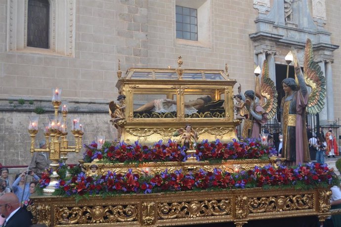 Archivo - Foto de archivo de Nuestro Señor Jesucristo Yacente en la Semana Santa de Badajoz