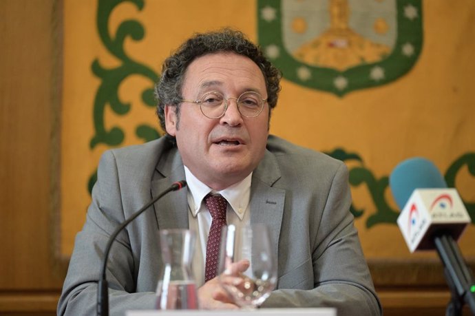 El fiscal general de l'Estado, Álvaro García Ortiz, durant la clausura de l'Escuela d'Estiu del Ministeri Fiscal, en el Pazo de Mariñán, a 14 de junio del 2024, a Mariñán, Bergondo, A Coruña, Galicia (Espanya). 