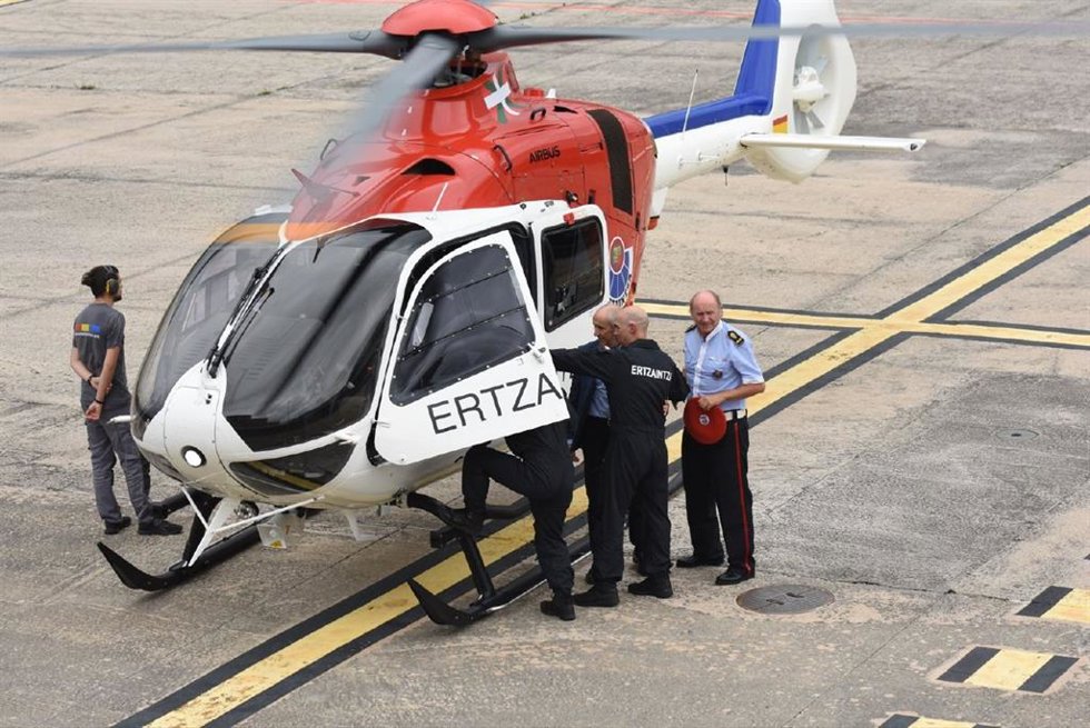 Nuevo helicóptero de la Ertzaintza