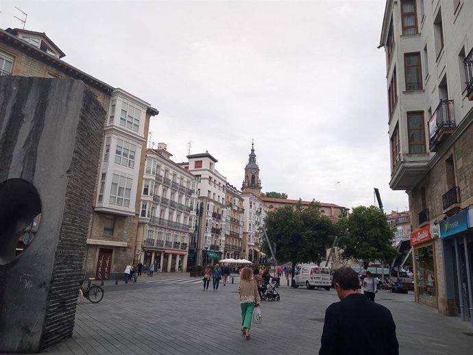 Cielos nublados en Vitoria-Gasteiz