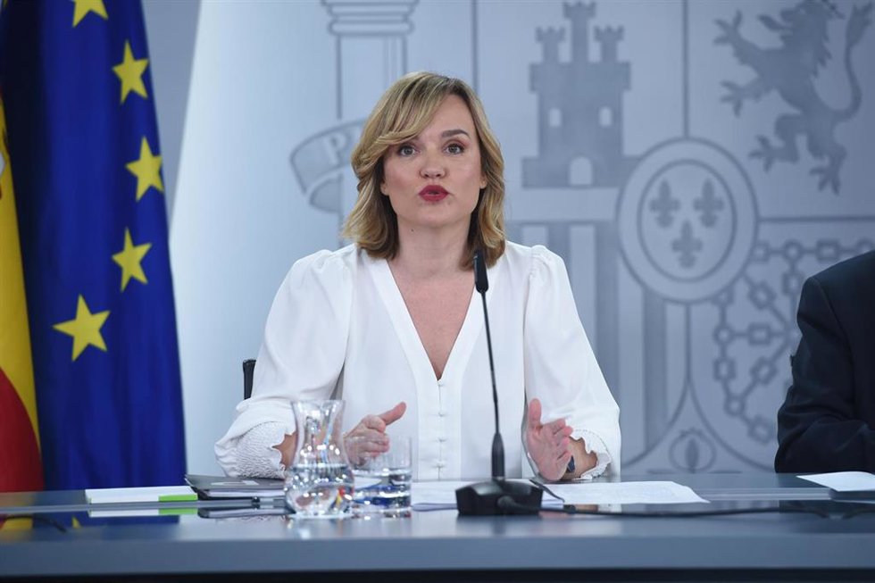 La ministra Portavoz, Pilar Alegría