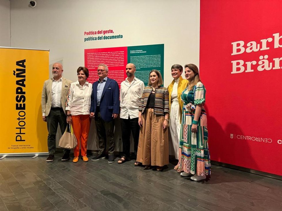 Inauguración de la exposición 'Barbara Brndli: Poética del gesto, política del documento'.