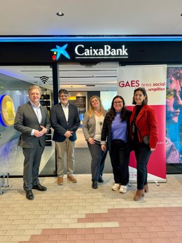 Firma del acuerdo de Gaes y Fundación La Caixa