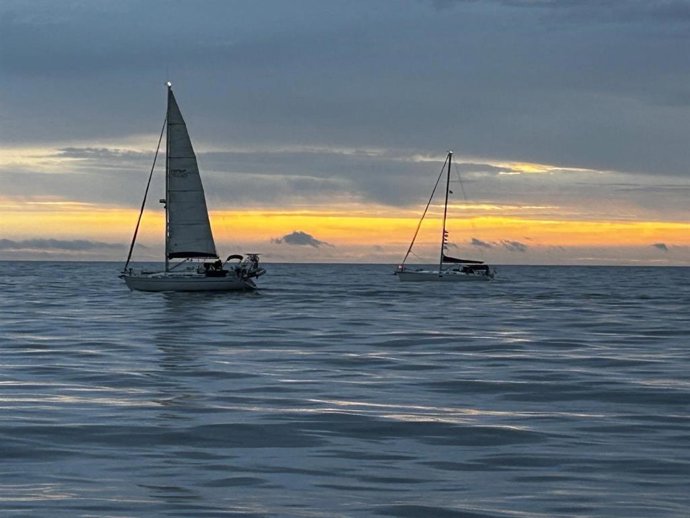 Los veleros de 'El Camino a vela' navegan ya en aguas de Galicia