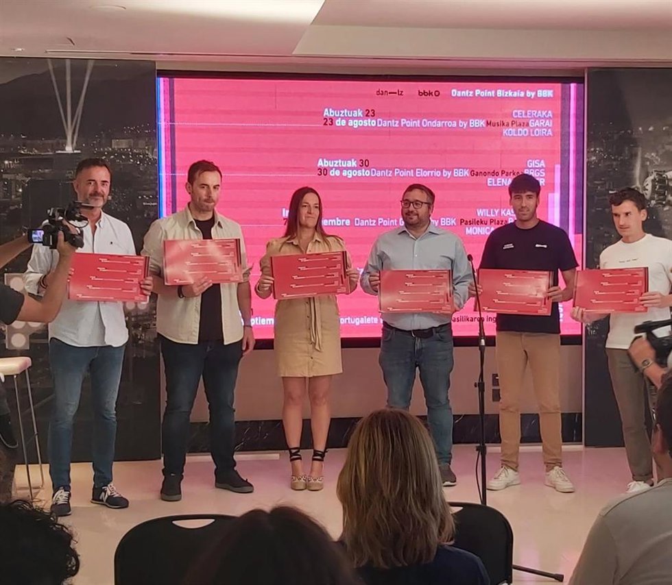 Imagen de la presentación en Bilbao de Dantz Point Bizkaia by BBK.