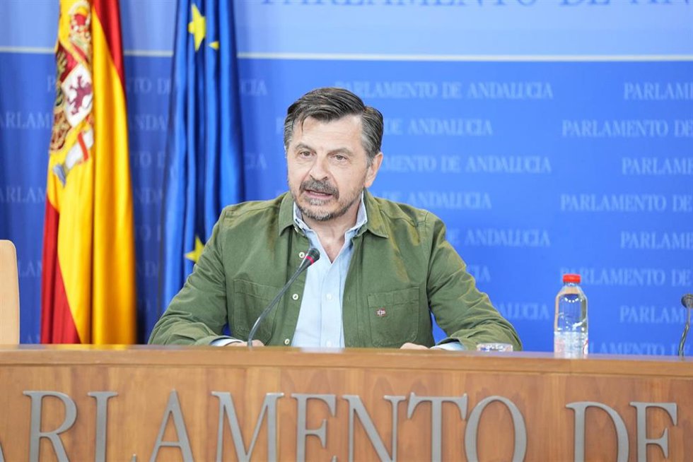 El portavoz del PP-A en el Parlamento, Toni Martín, este miércoles