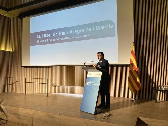 El presidente en funciones de la Generalitat, Pere Aragons.