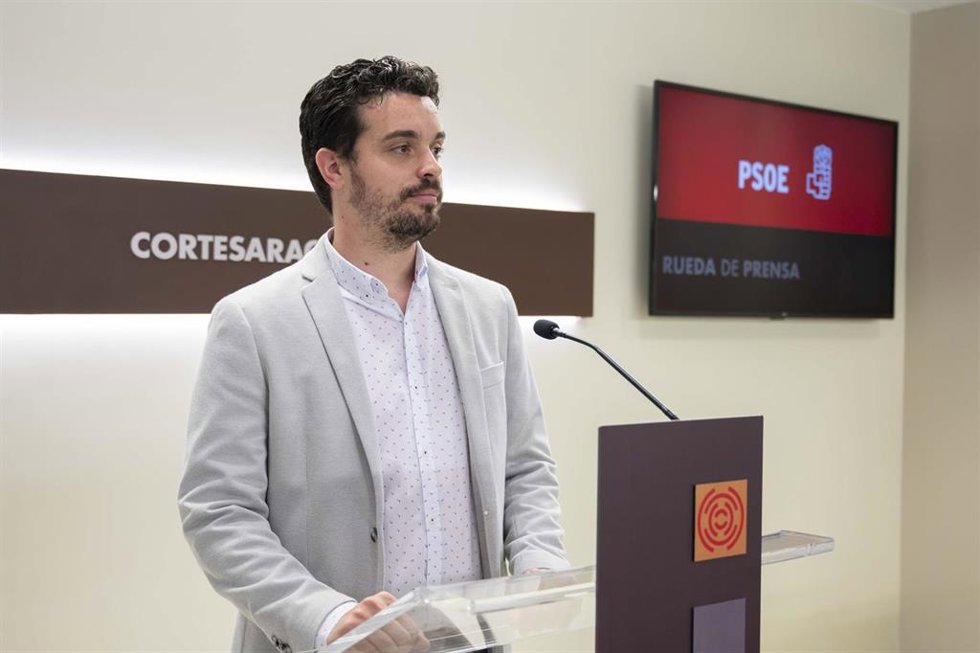 El diputado del PSOE en las Cortes de Aragón Darío Villagrasa.