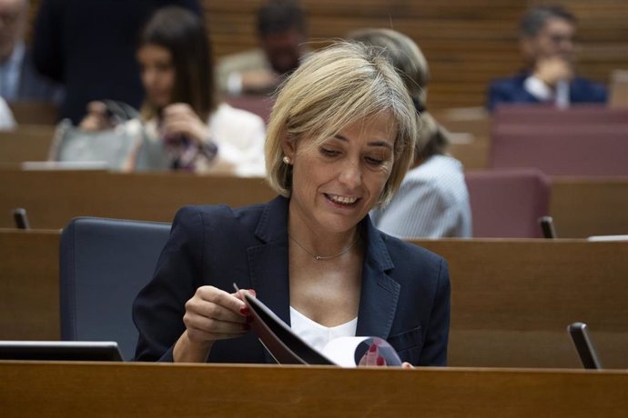 Archivo - Elisa Núñez en Les Corts (archivo)