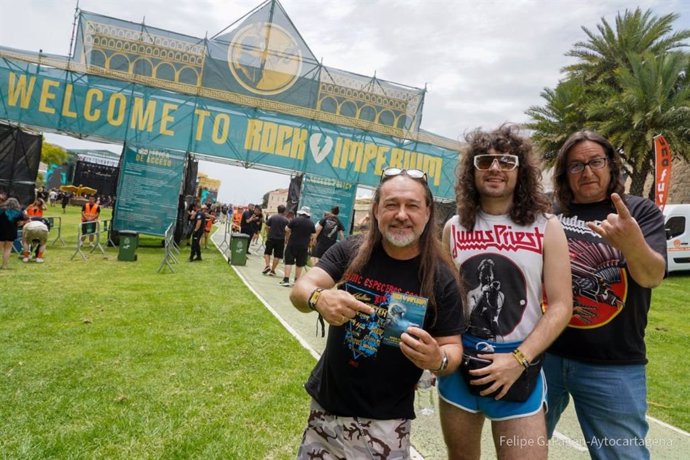 Asistentes al Rock Imperium Festival, en Cartagena