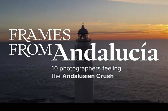 Imagen del tráiler de adelanto del documental elaborado en el marco del proyecto 'Frames from Andalucía' que se estrena este miércoles en la sede de Turismo y Deporte de Andalucía en Málaga con la presencia del consejero del ramo, Arturo Bernal.