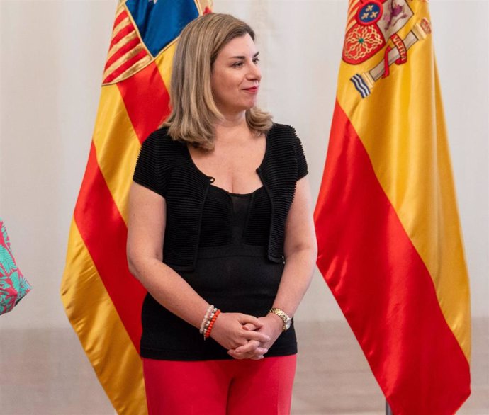 La consejera de Educación, Ciencia y Universidades del Gobierno de Aragón, Claudia Pérez Forniés.