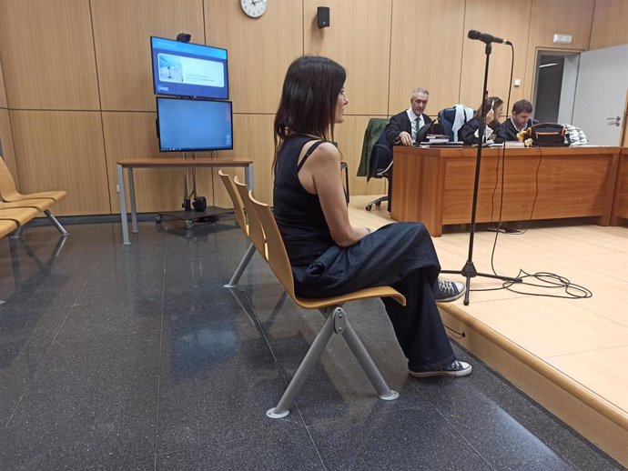 La acusada, Cristina Seguí, en el juicio
