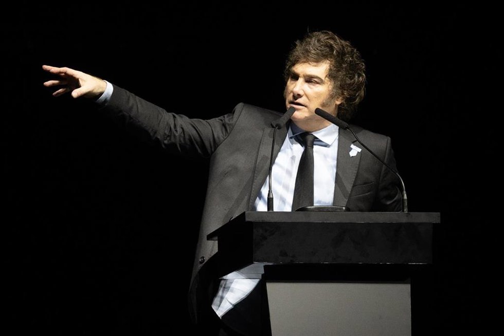 El presidente argentino, Javier Milei