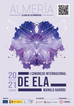 Cartel del I Congreso Internacional de ELA 'Manolo Barrós'.