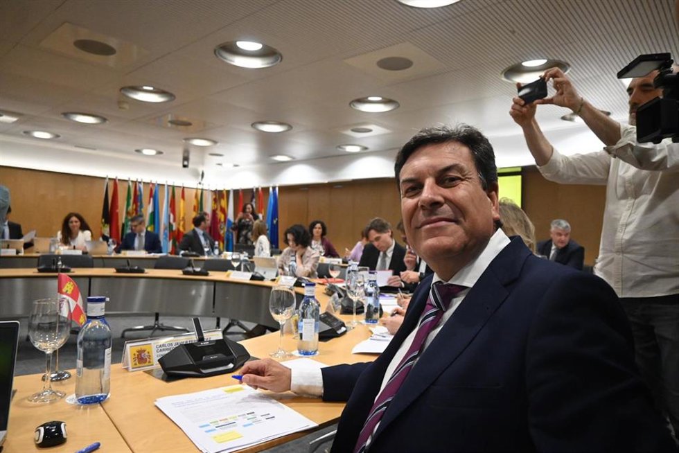 El Consejero De Economía Y Hacienda, Carlos Fernández Carriedo, En La Conferencia Sectorial Del Plan De Recuperación, Transformación Y Resiliencia Para Tratar El Funcionamiento Del Fondo De Resiliencia Autonómica
