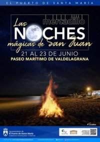 El Puerto (Cádiz) anuncia que el Paseo Marítimo de Valdelagrana acogerá el mercadillo de Las Noches Mágicas de San Juan