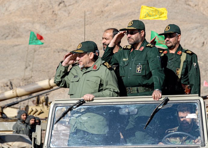 Archivo - FILED - 06 April 2024, Iran, Tehran: An undated picture shows Iranian Brigadier General Mohammad Reza Zahedi (C), a senior commander of the Islamic Revolutionary Guard Corps' foreign operations arm, the Quds Force, who was killed the previous da