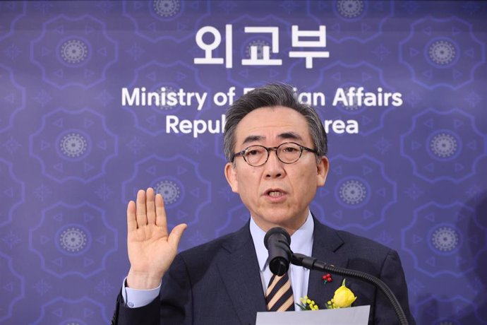 Archivo - El ministro de Exteriores de Corea del Sur, Cho Tae Yul (archivo)