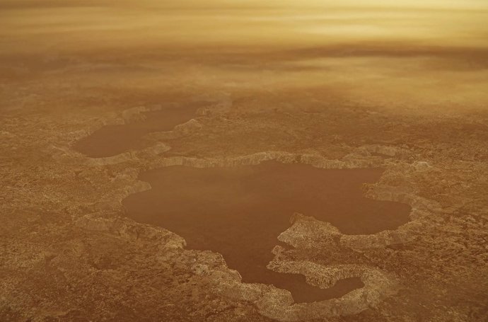 Latam.-Ciencia.-Los lagos de Titán pueden estar moldeados por las olas