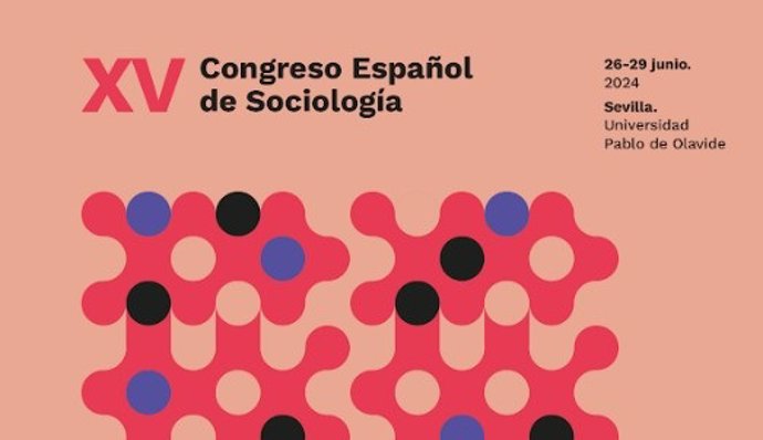 Cartel del XV Congreso Español de Sociología que se celebrará en Sevilla.