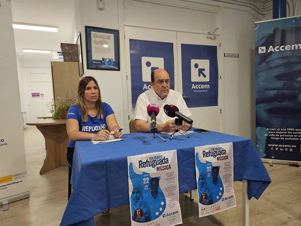 Rueda de prensa de Accem Castilla-La Mancha.