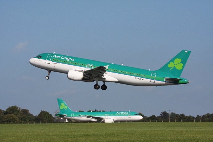 Archivo - Avión de Aer Lingus.