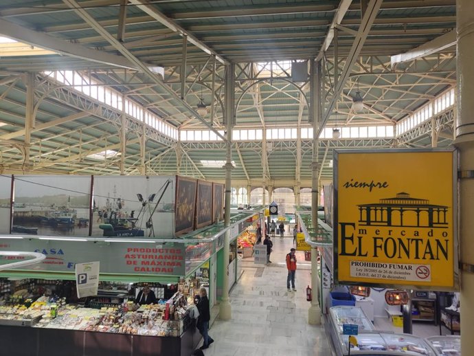 Archivo - Mercado de El Fontán.