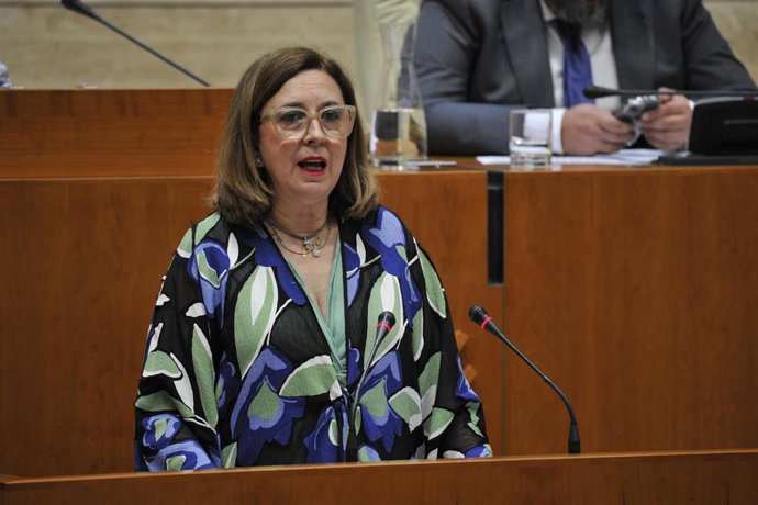 La consejera de Agricultura, Ganadería y Desarrollo Sostenible, Mercedes Morán, comparece en la Asamblea de Extremadura