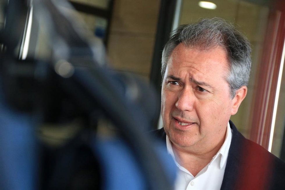 El secretario general del PSOE-A, Juan Espadas