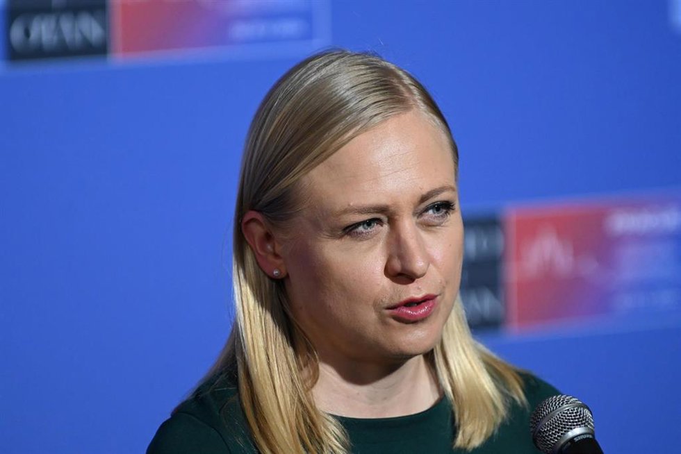 La ministra de Exteriores de Finlandia, Elina Valtonen.