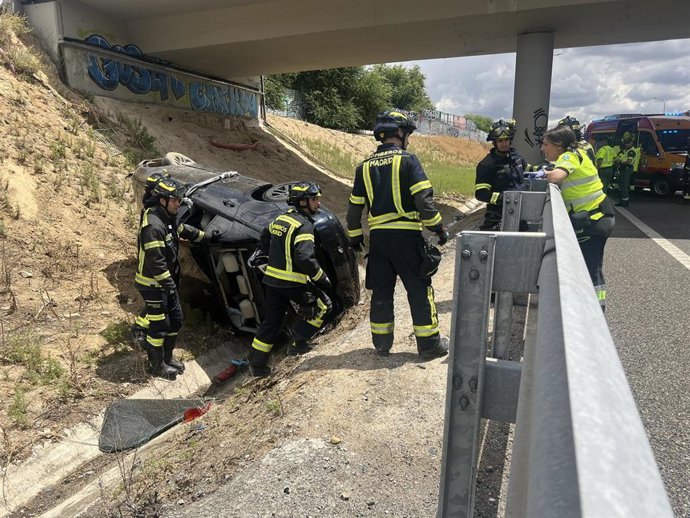 Accidente de tráfico en la M-11