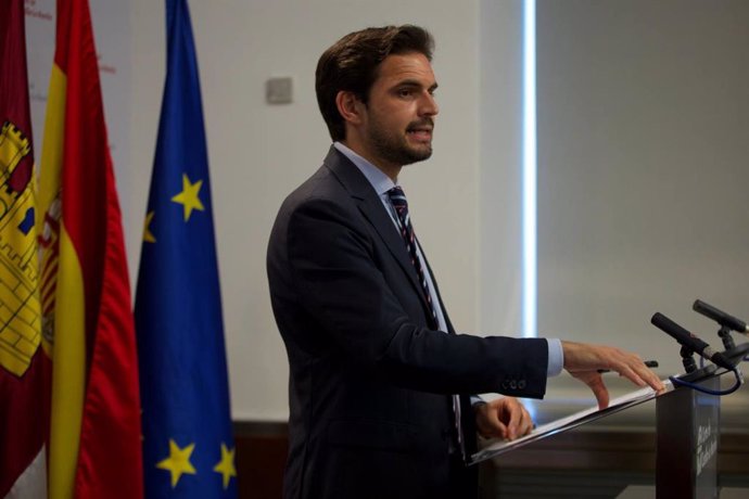 El viceportavoz del Grupo Parlamentario Popular en las Cortes de Castilla-La Mancha, Santiago Serrano.