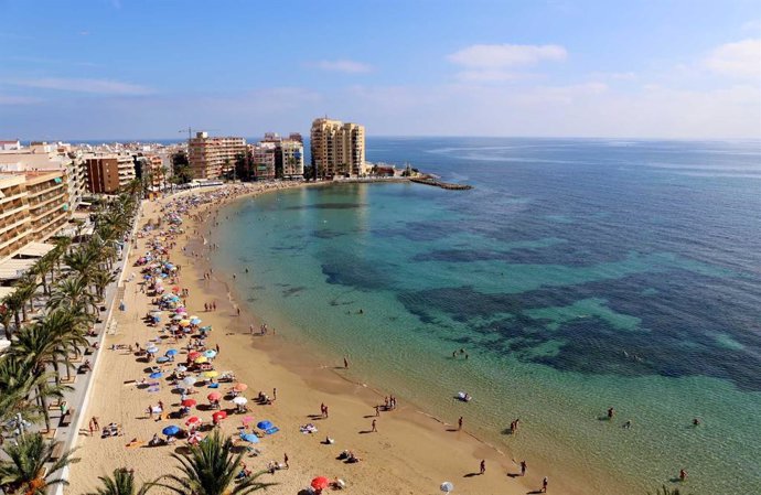 Playa del Cura de Torrevieja (Alicante).