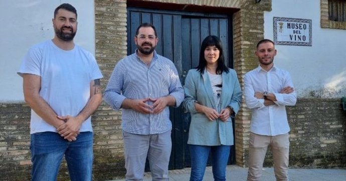 Miembros del PSOE de La Palma del Condado (Huelva).