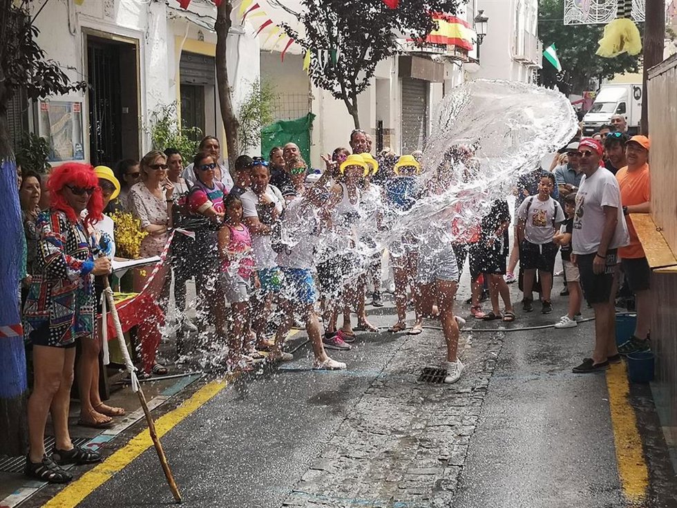 Carrera del agua infantil, en imagen de archivo