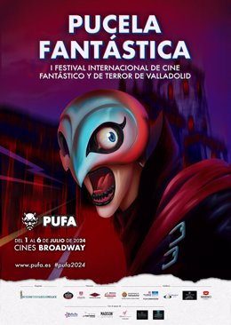 Cartel del Festival Internacional de Cine Fantástico y de Terror de Valladolid – PUFA (Pucela Fantástica)