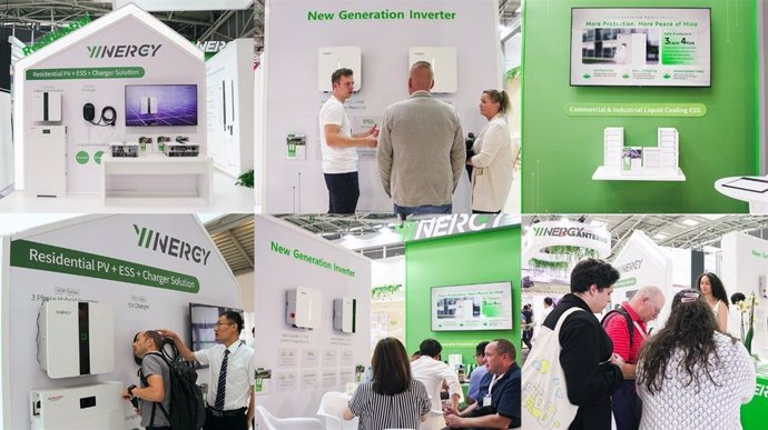 At the exhibition stand, Yinergy showcased their Residential Solution, which garnered inquiries, featuring batteries and chargers. Additionally, they exhibited C&I energy storage cabinet, aimed at tapping into the rapidly expanding international market in