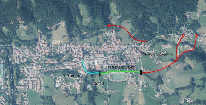 Plano de la variante de Bera.