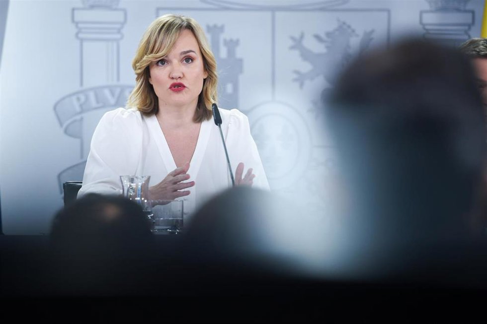 La ministra Portavoz, Pilar Alegría.