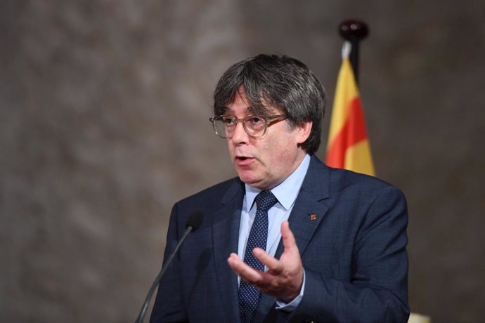 Archivo - Arxiu - L'expresident de la Generalitat Carles Puigdemont