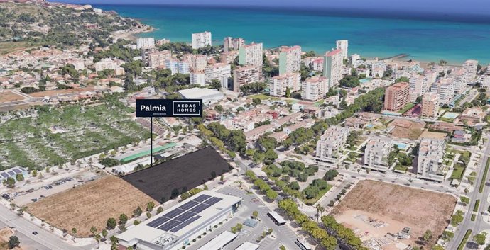 Localización del suelo sobre el que Aedas Homes impulsa la promoción Palmia en Benicasim