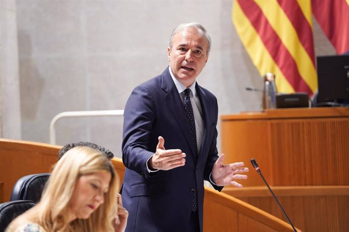 El presidente del Gobierno de Aragón, Jorge Azcón.