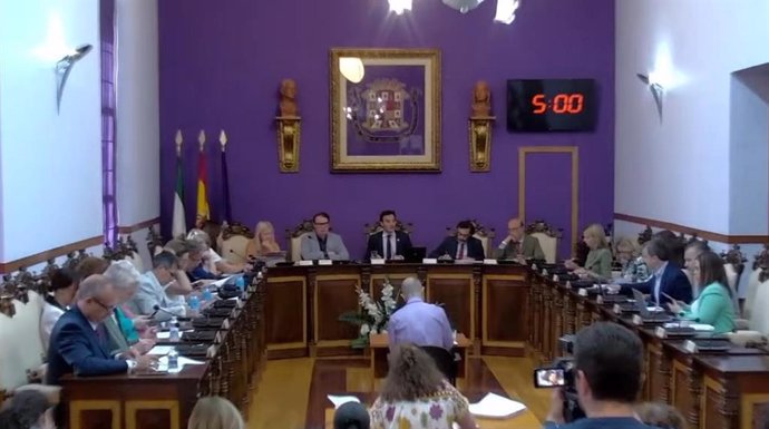 Pleno del Ayuntamiento de Jaén.