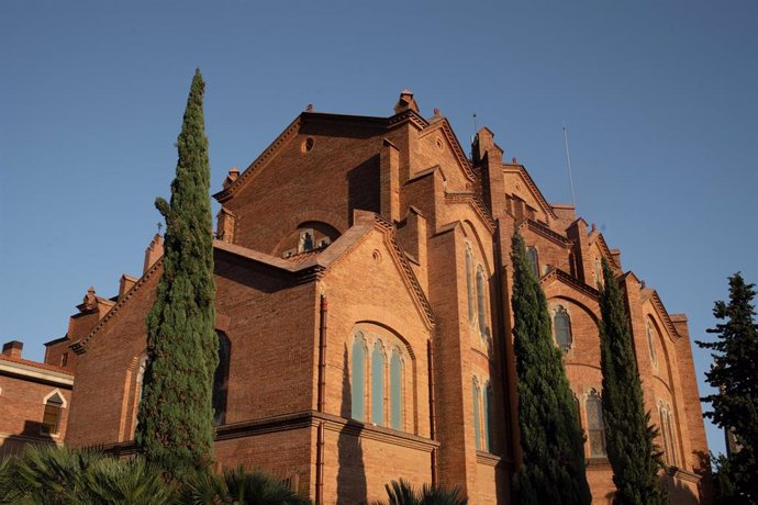 Archivo - Fachada de la Universitat Abat Oliba CEU (UAO CEU), a 9 de octubre de 2023, en Barcelona, Catalunya (España). 