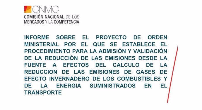 La CNMC sugiere adaptar los objetivos de reducción de las emisiones de GEI según el tipo de operador.